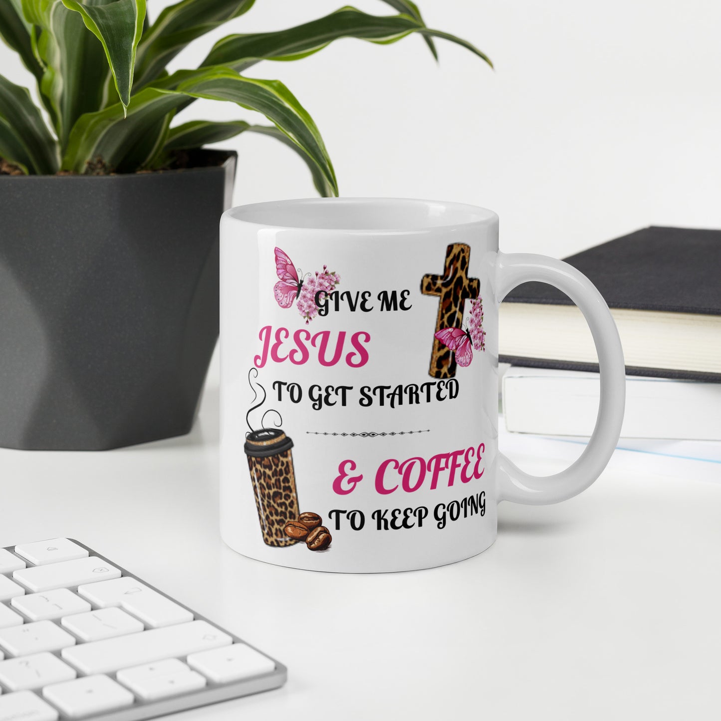 Jesus & Coffee Christian Coffee Mug Gift - White 11oz or 20oz