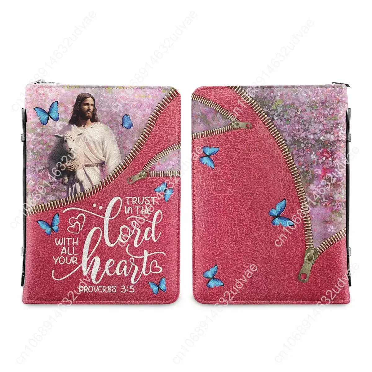 Personalized Name Bible Verse Bible Cover Carrying Case/Bag Gift - Proverbs 3:5 Trust in the Lord/Multiple Designs