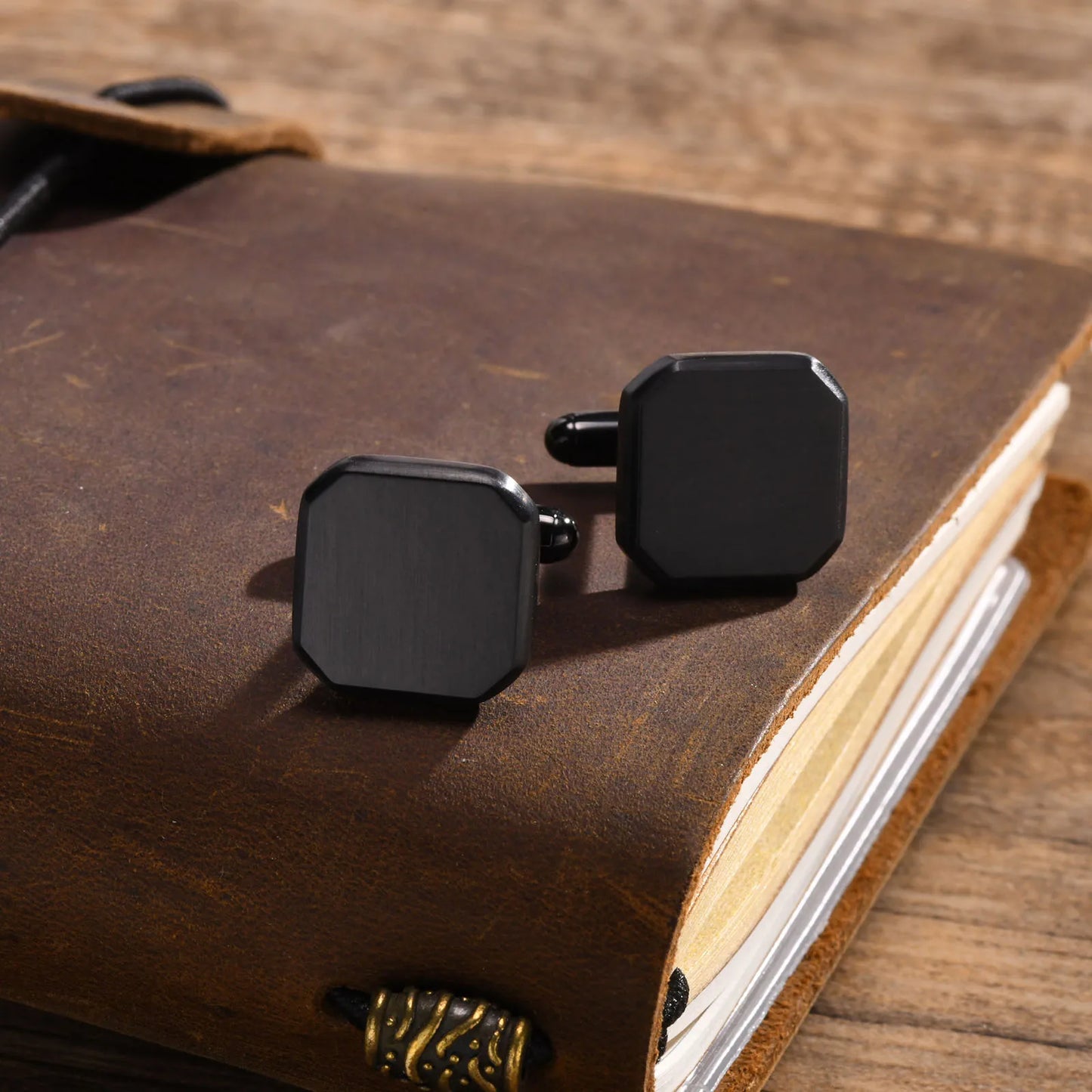 Personalized Custom Button Cufflinks Accessory Gifts - Multiple Shapes