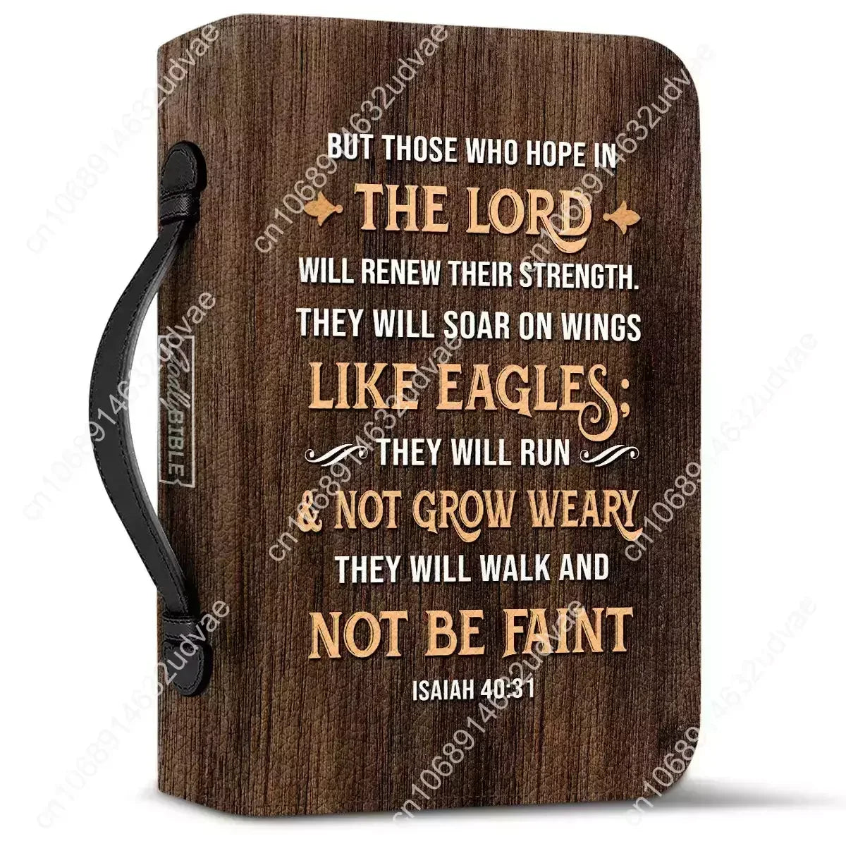 Personalized Name Bible Verse Bible Cover Carrying Case/Bag - Multiple Verses/Designs