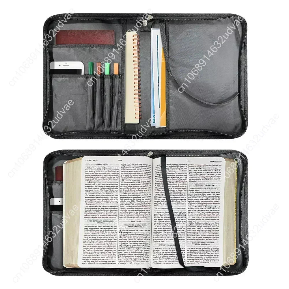 Personalized Name Bible Verse Bible Cover Carrying Case/Bag - Multiple Verses/Designs