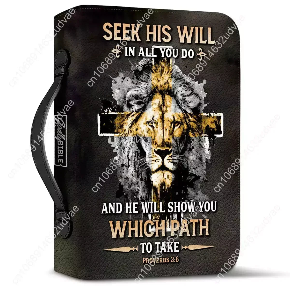 Personalized Name Bible Verse Bible Cover Carrying Case/Bag - Multiple Verses/Designs
