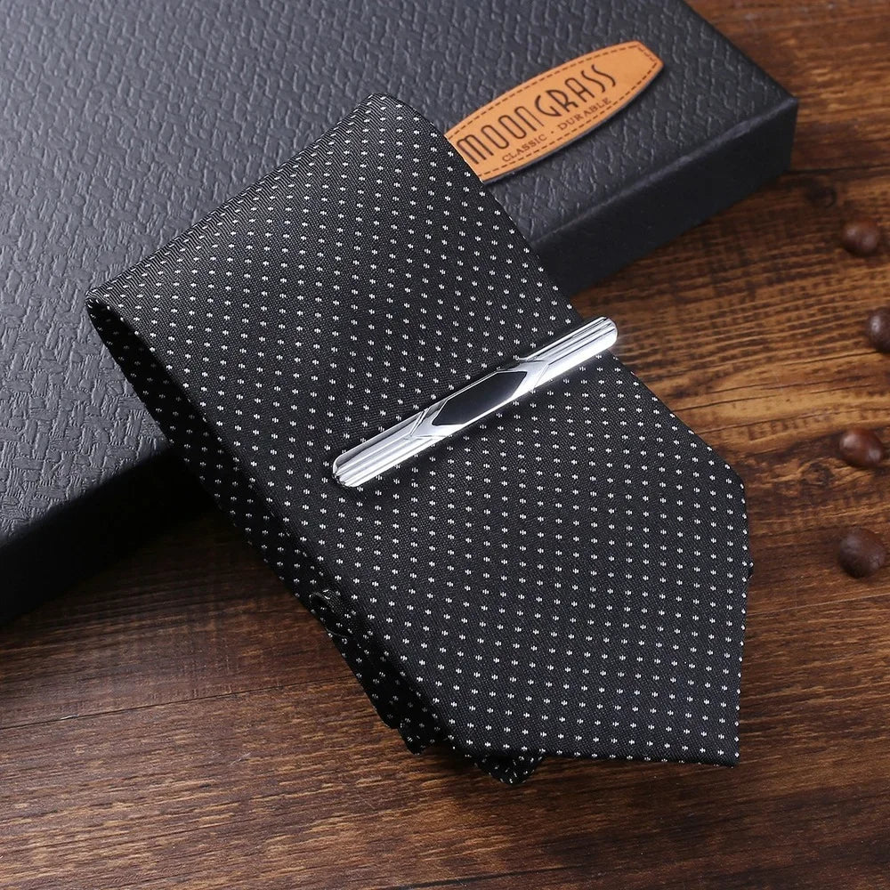 Luxury Men's Accessory Gift Set - Watch, Wallet, Belt, Cufflinks, Tie & Tie Clip