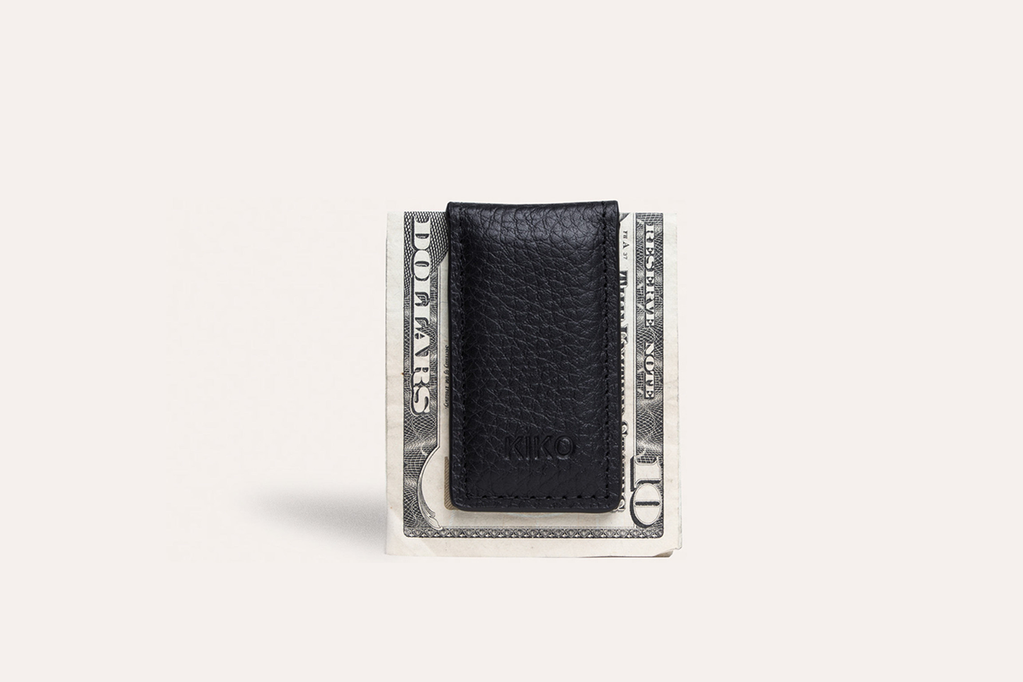 Men's Genuine Leather Magnetic Money Clip