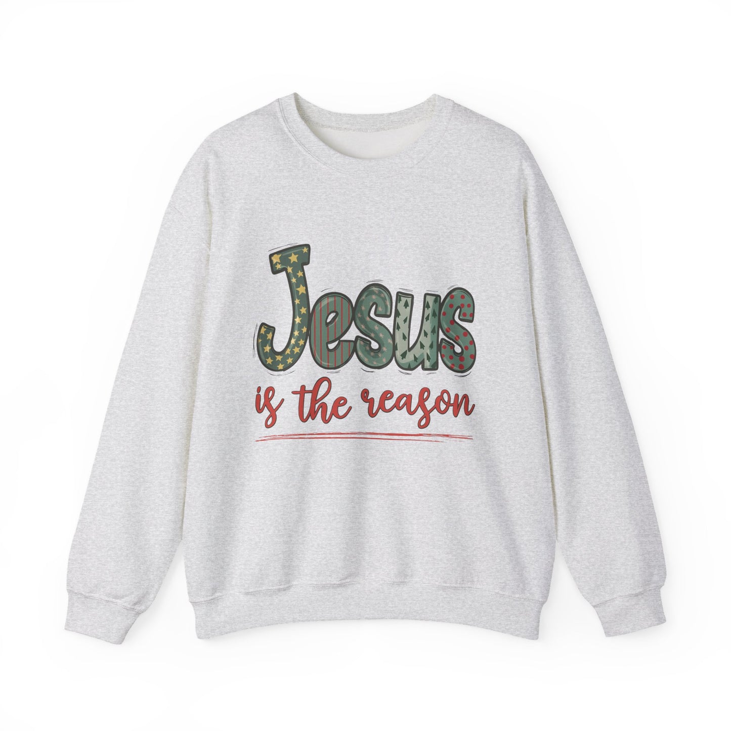Jesus is the Reason Unisex Crewneck Sweatshirt Christmas Gift