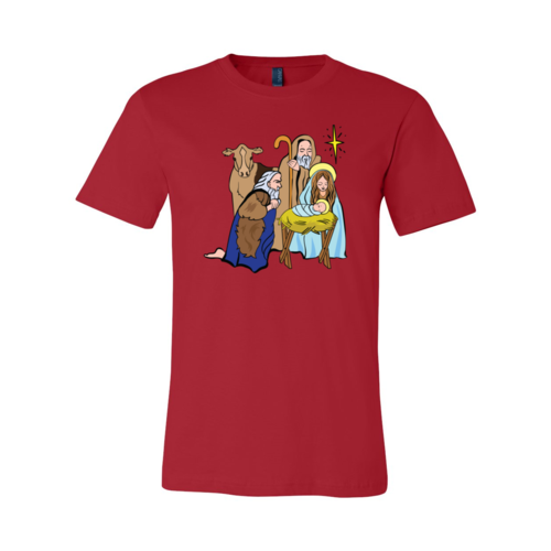 Christmas Manger Scene Unisex T-Shirt