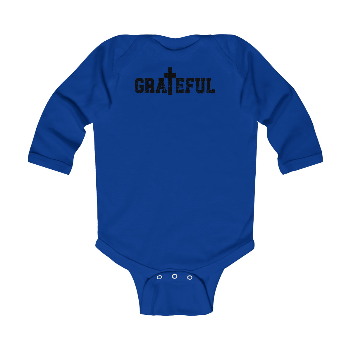 Infant Long Sleeve Bodysuit, Grateful Cross