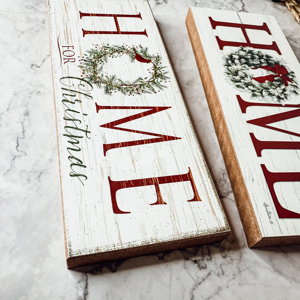 Home for Christmas Decorative Sign