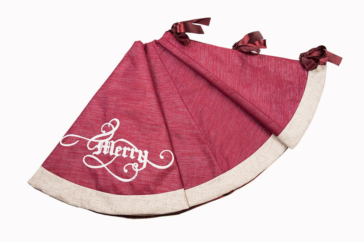 Christmas Tree Skirt, Merry