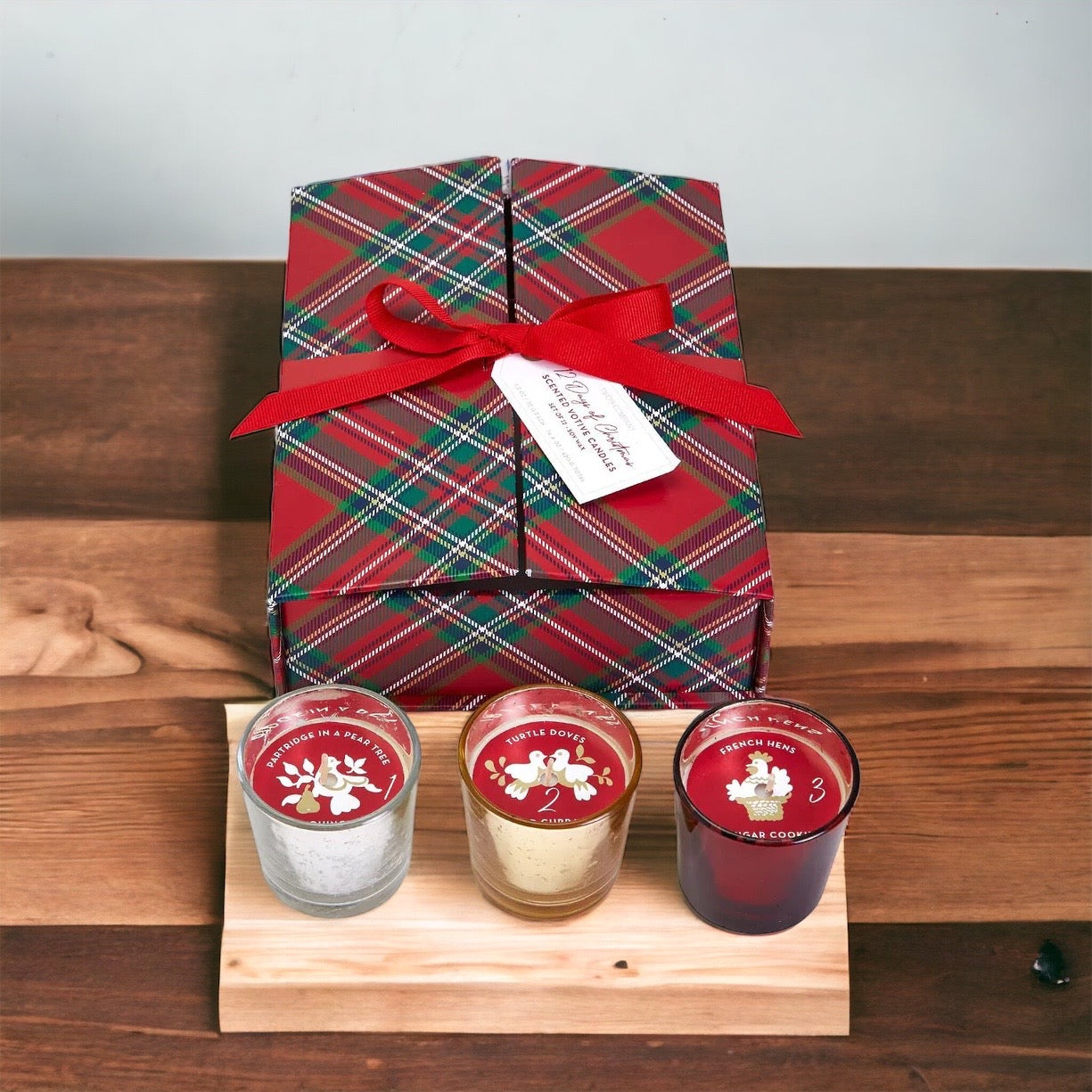 12 Days of Christmas Advent Candle Boxed Gift Set