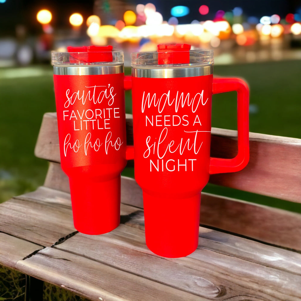 Silent Night 40oz Christmas Tumbler