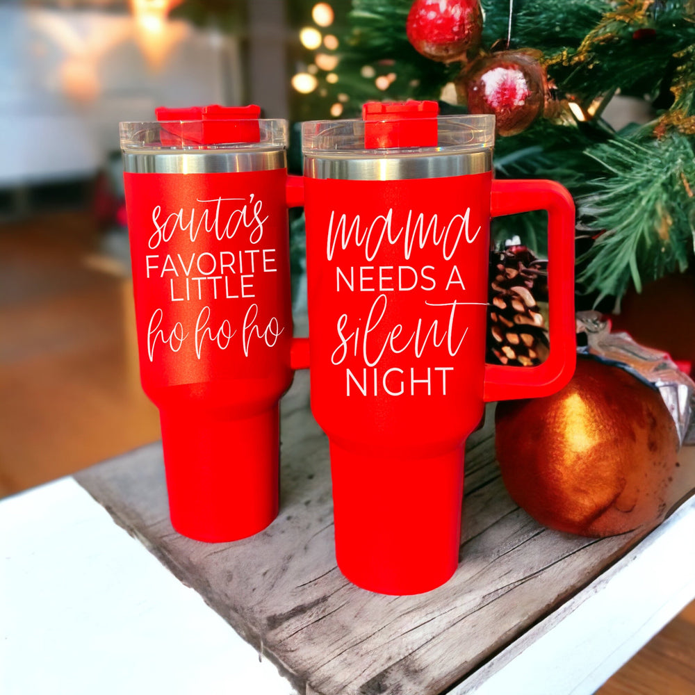 Silent Night 40oz Christmas Tumbler