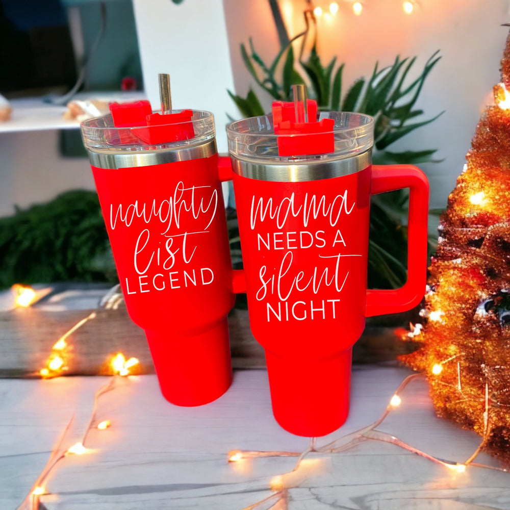 Silent Night 40oz Christmas Tumbler