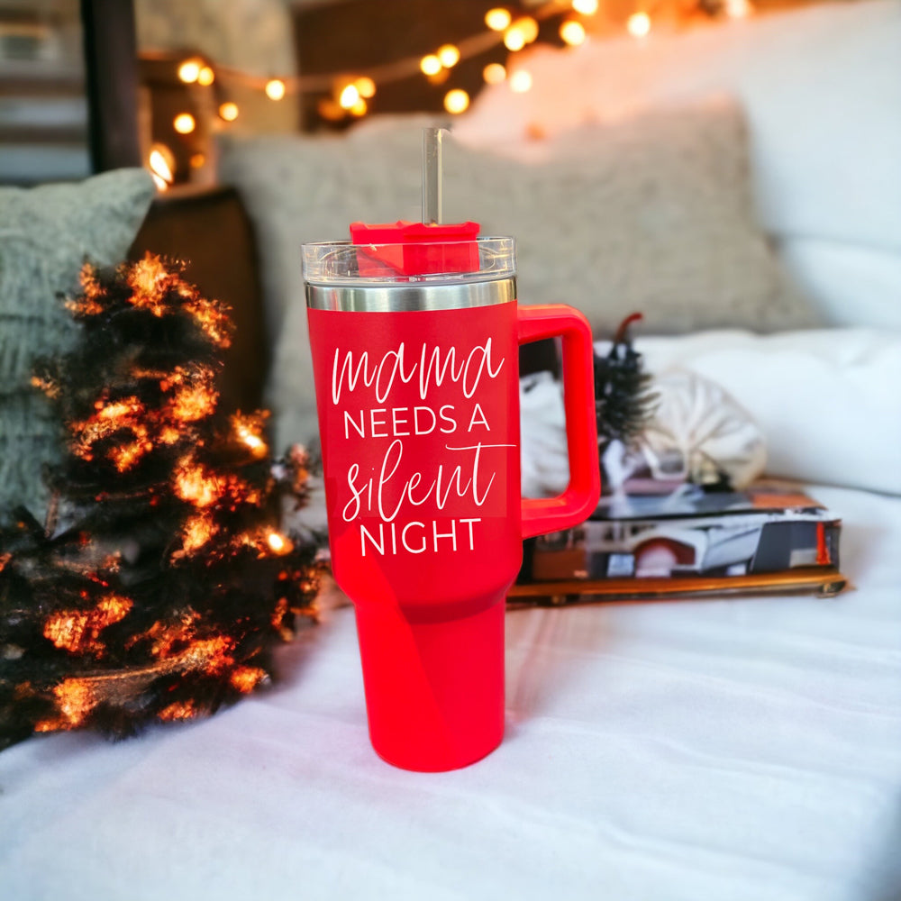 Silent Night 40oz Christmas Tumbler