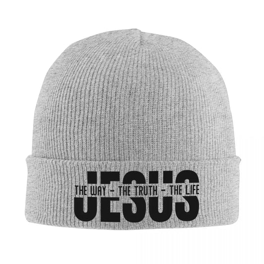 Jesus The Way The Truth The Life Print Beanie Hat