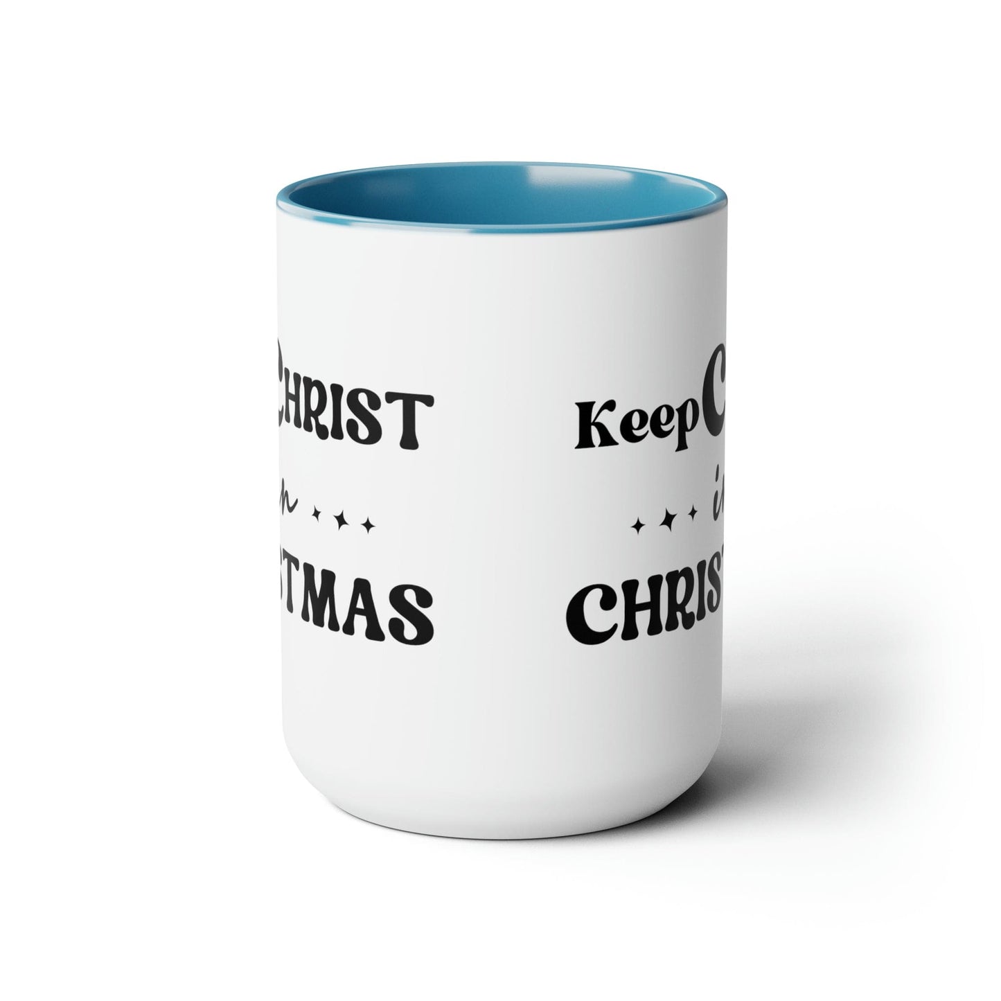 Keep Christ in Christmas 15oz Two-Tone Coffee Mug