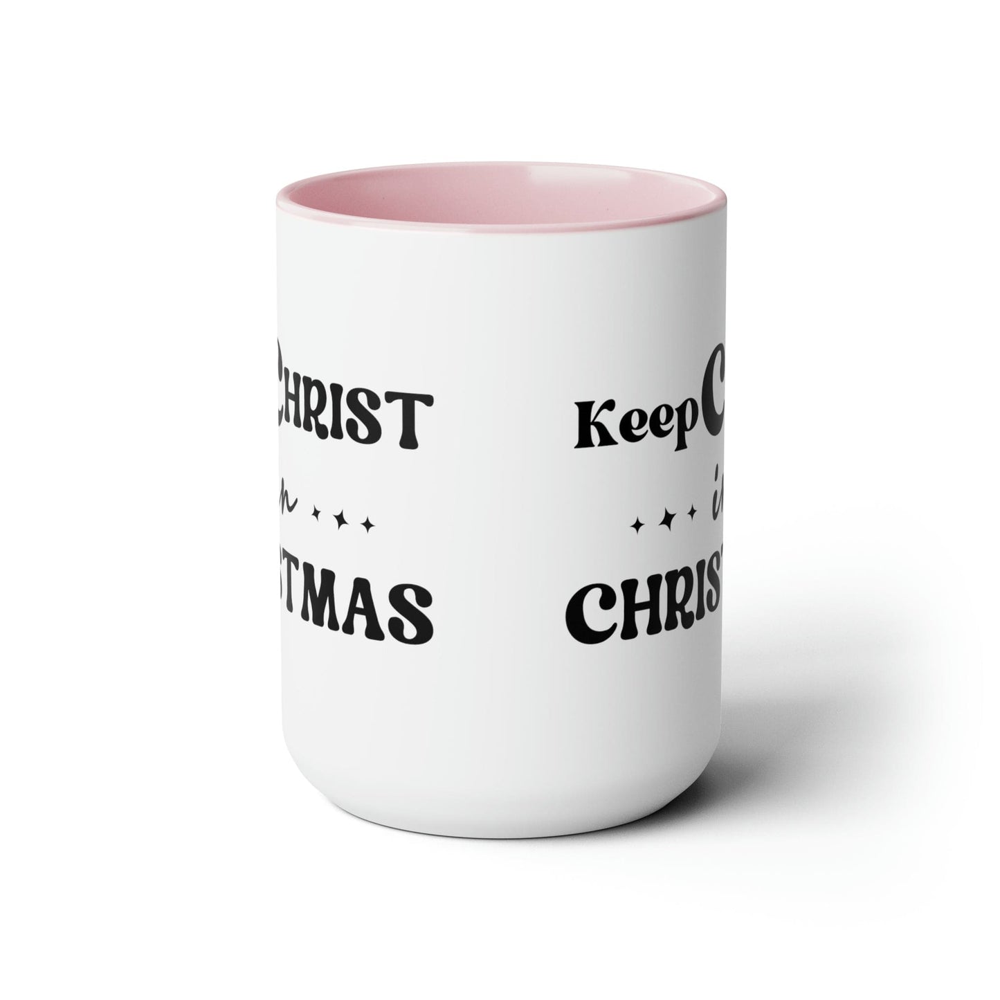 Keep Christ in Christmas 15oz Two-Tone Coffee Mug