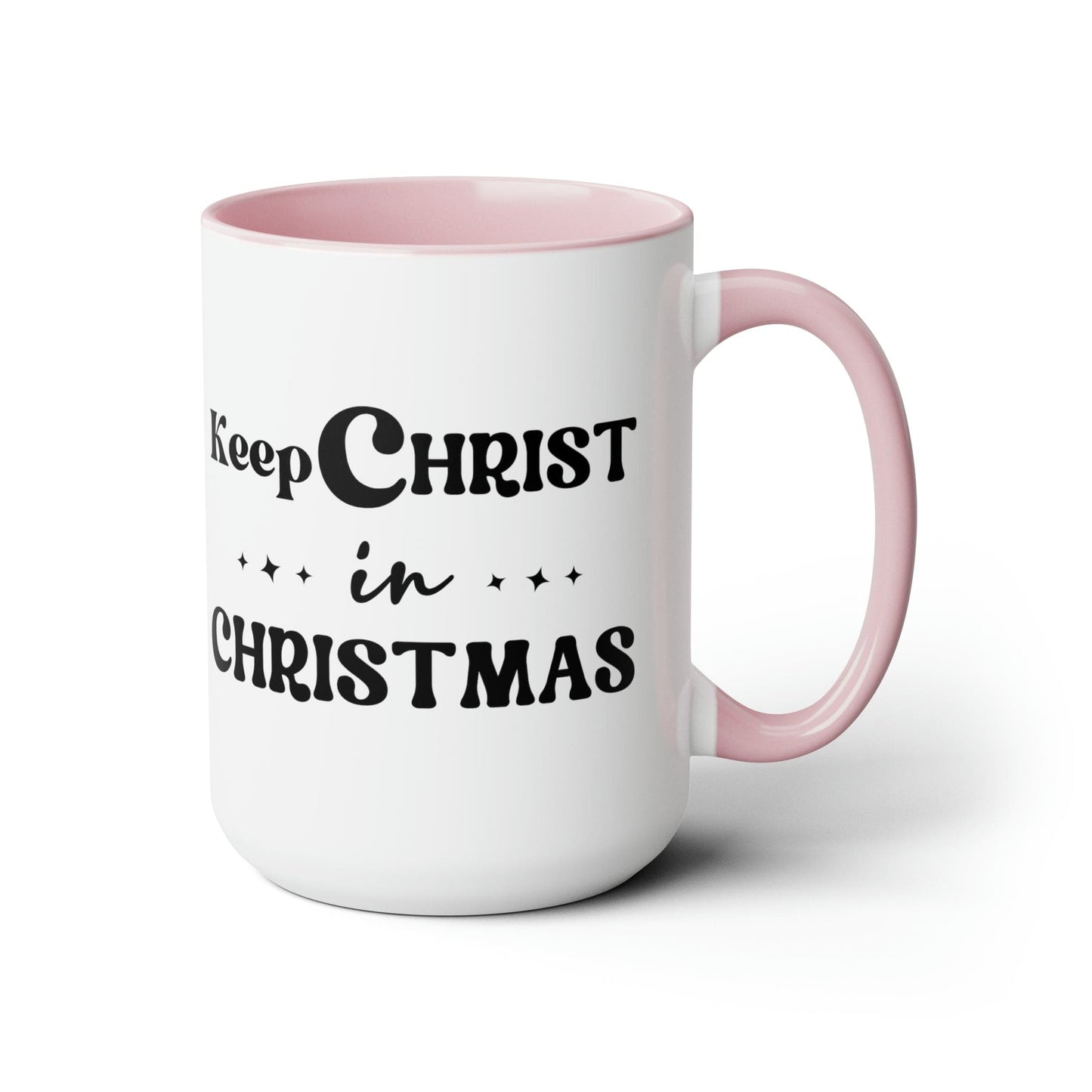 Keep Christ in Christmas 15oz Two-Tone Coffee Mug