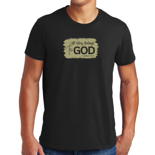 All Glory Belongs to God Men's T-Shirt