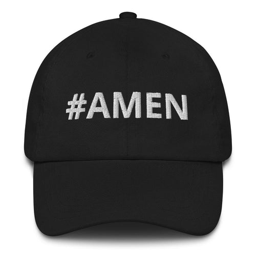 #AMEN Chino Embroidered Based Cap - White Print