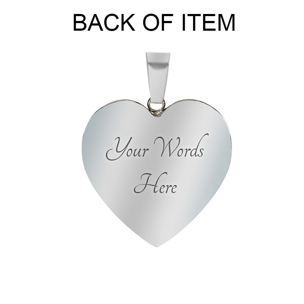 Personalized Engraved Bible Verse Heart Pendant Christian Keychain Gift - Above All Else Proverbs 4:23