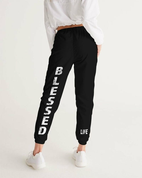 Blessed Life Women's Track Pants - Black & White