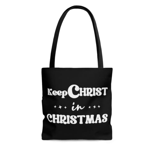 Keep Christ in Christmas Canvas Tote Bag