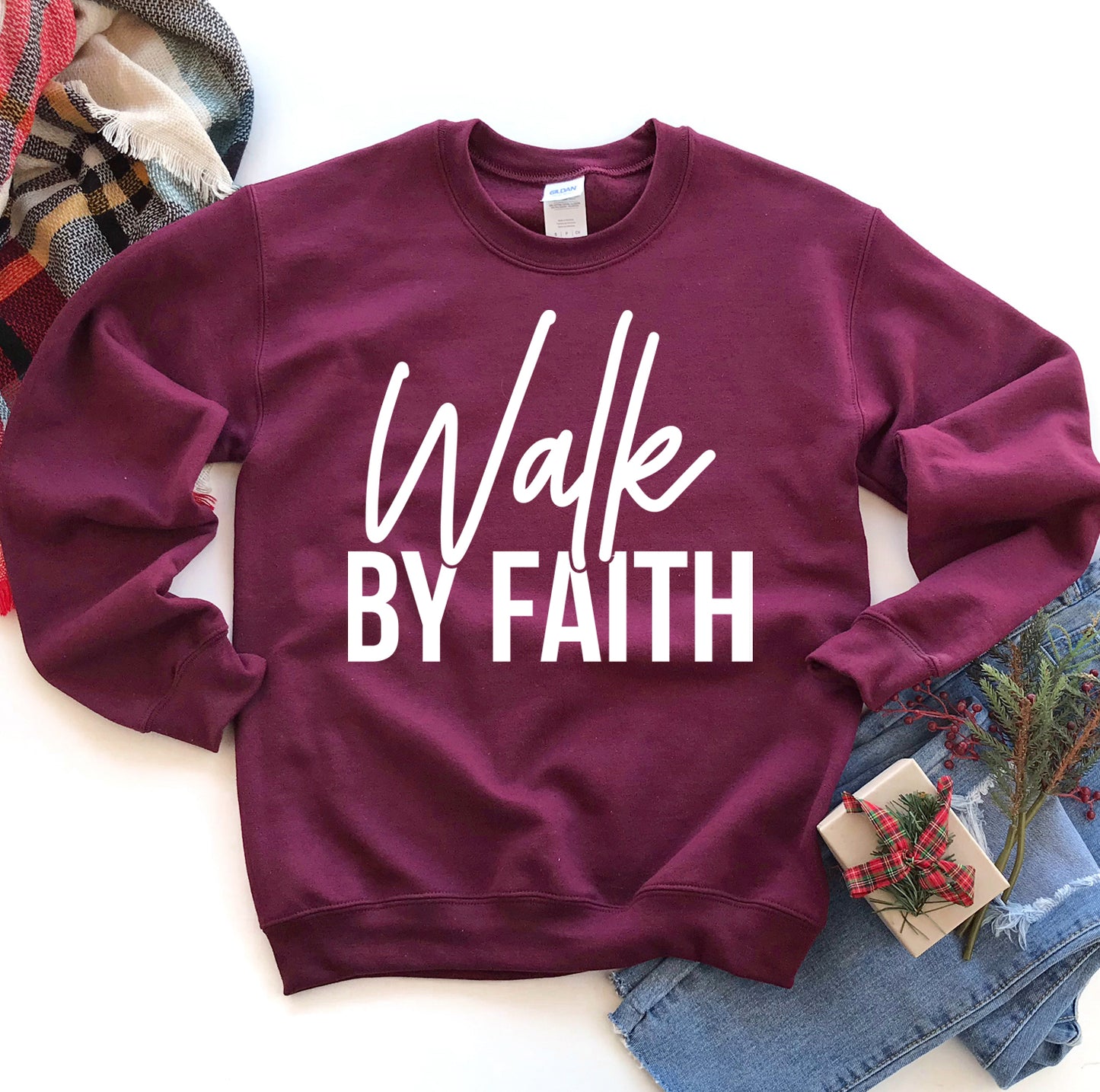 Walk By Faith Women's Sweatshirt