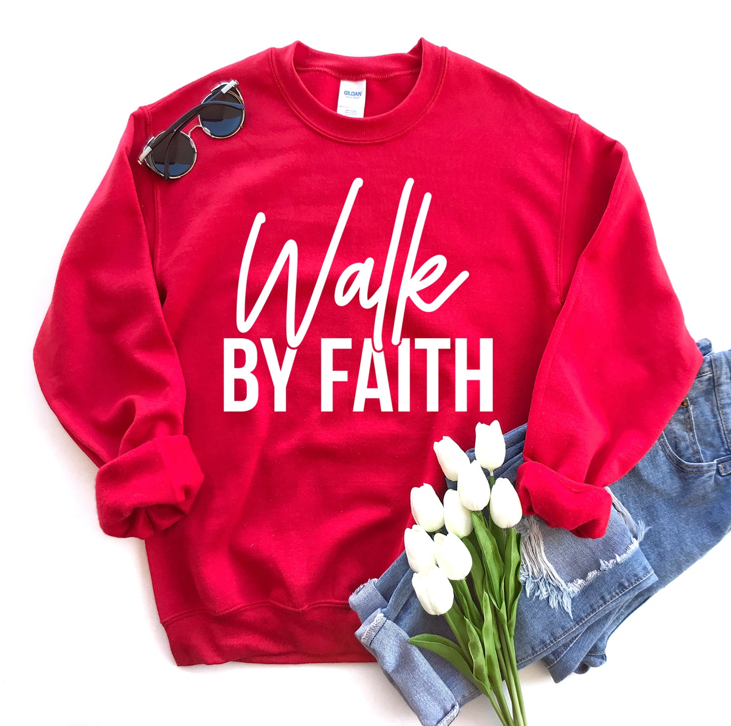 Walk By Faith Women's Sweatshirt