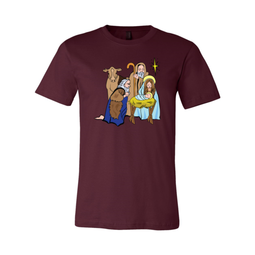 Christmas Manger Scene Unisex T-Shirt