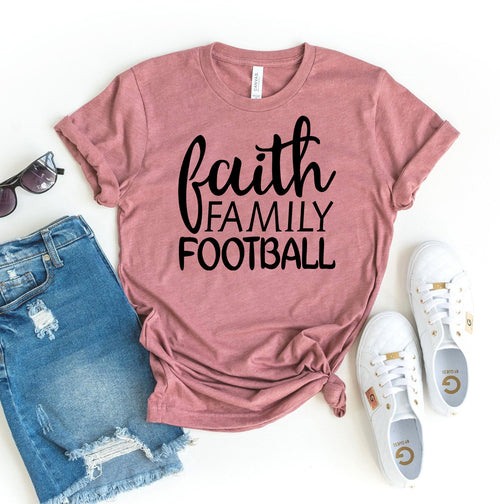 Faith, Family, Football Women's T-Shirt