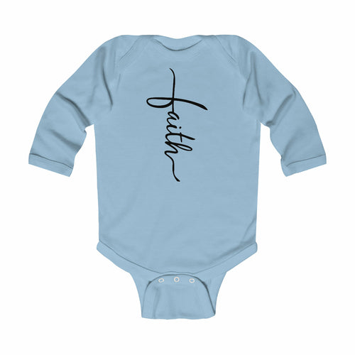 Faith Cross Infant Long Sleeve Bodysuit