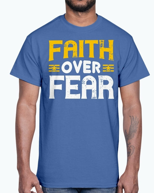 Faith Over Fear Men's T-Shirt 