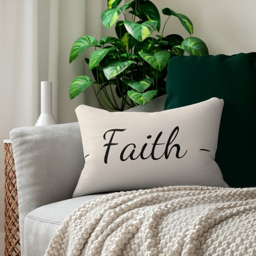 Faith Double-Sided Accent Throw Pillow