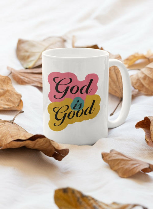 God is Good 11oz Multicolor Coffee Mug White