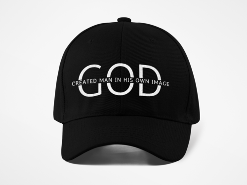 God Created Man In His Own Image Snapback Embroidered Baseball Cap