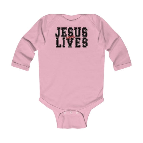 Infant Long Sleeve Bodysuit, Jesus Saves Lives