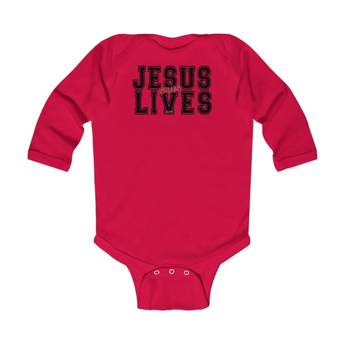 Infant Long Sleeve Bodysuit, Jesus Saves Lives