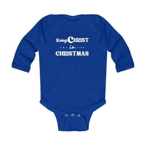 Keep Christ in Christmas Baby Christmas Bodysuit