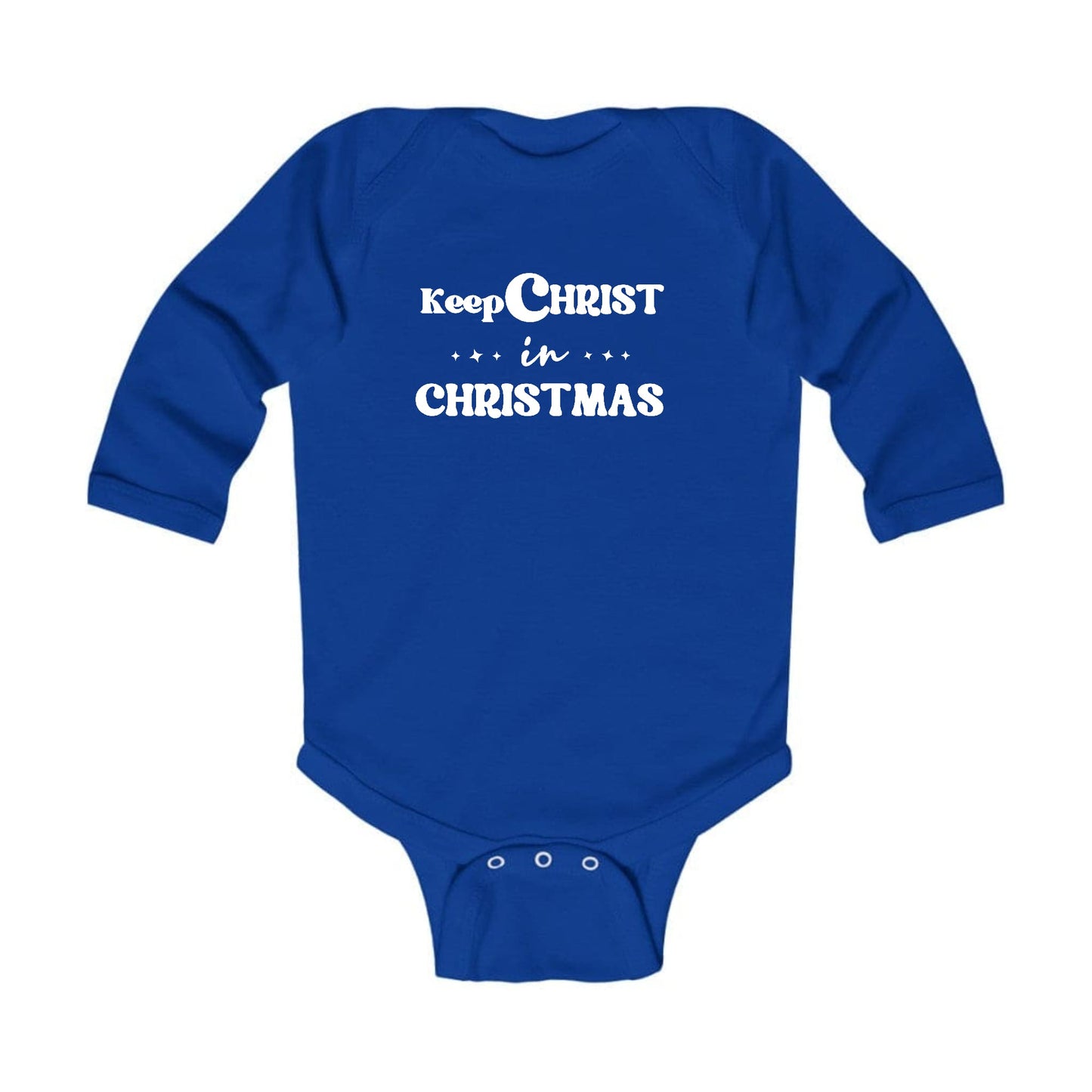 Keep Christ in Christmas Baby Christmas Bodysuit