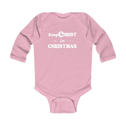 Keep Christ in Christmas Baby Christmas Bodysuit