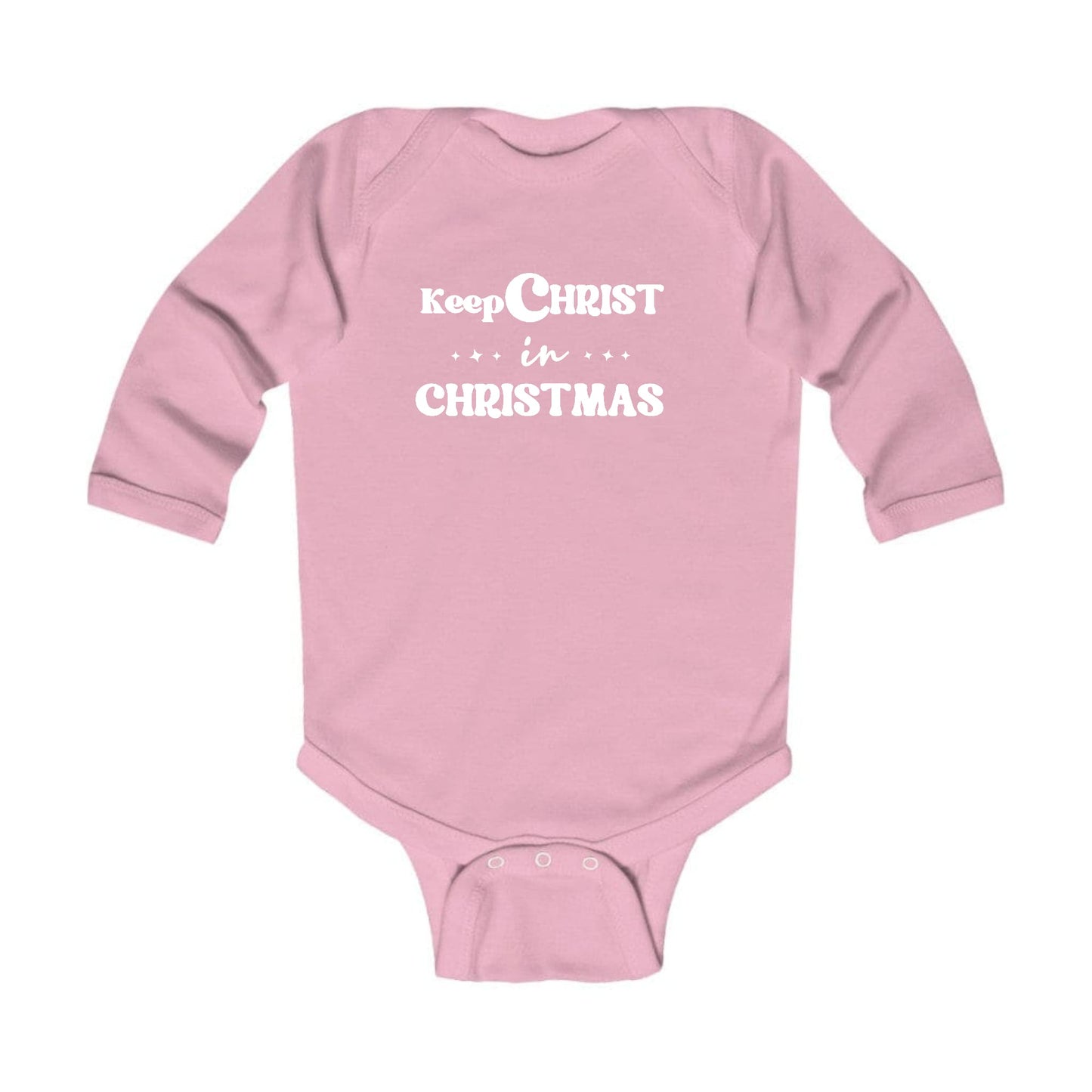 Keep Christ in Christmas Baby Christmas Bodysuit