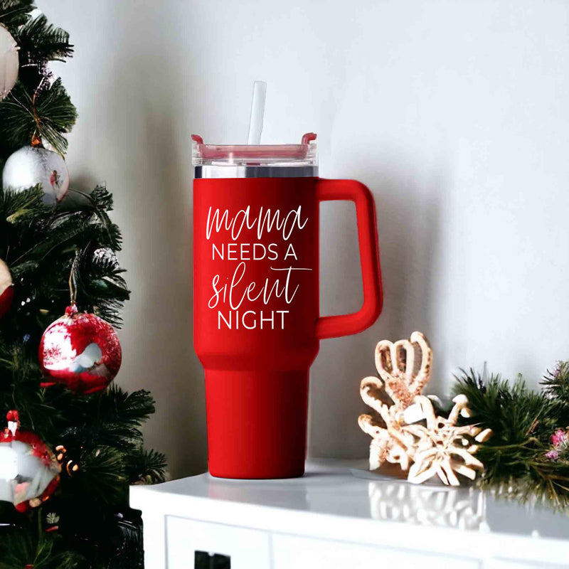 Silent Night 40oz Christmas Tumbler