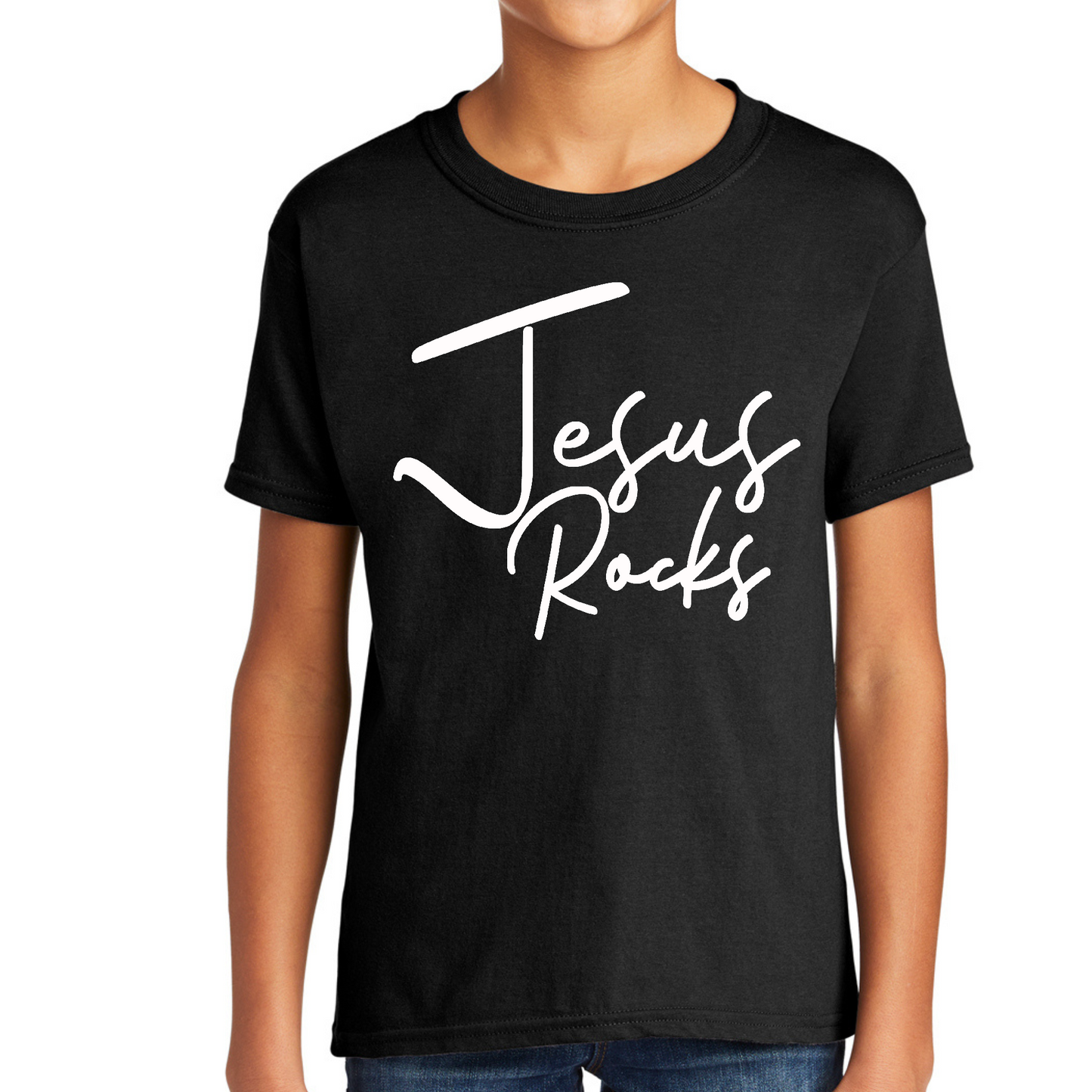 Kids T-shirt, Jesus Rocks