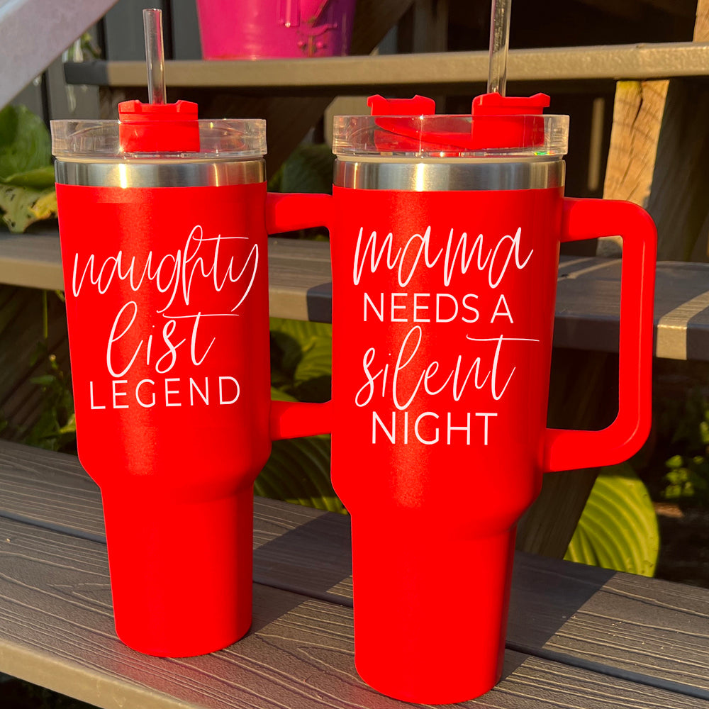 Silent Night 40oz Christmas Tumbler