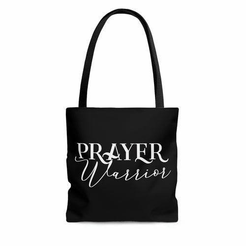 Prayer Warrior Canvas Tote Bag