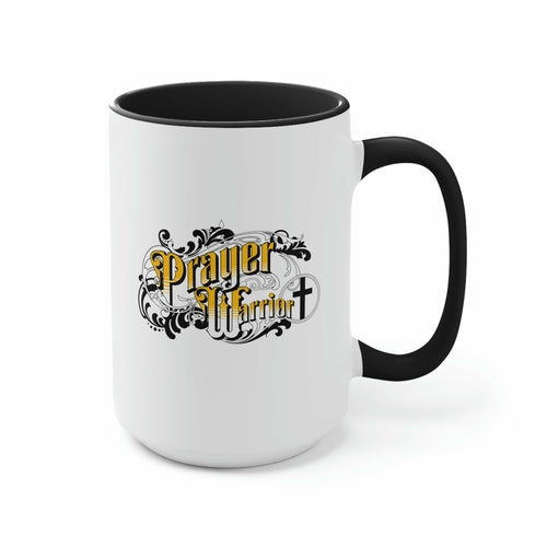 Prayer Warrior Two-Toned 15oz Coffee Mug