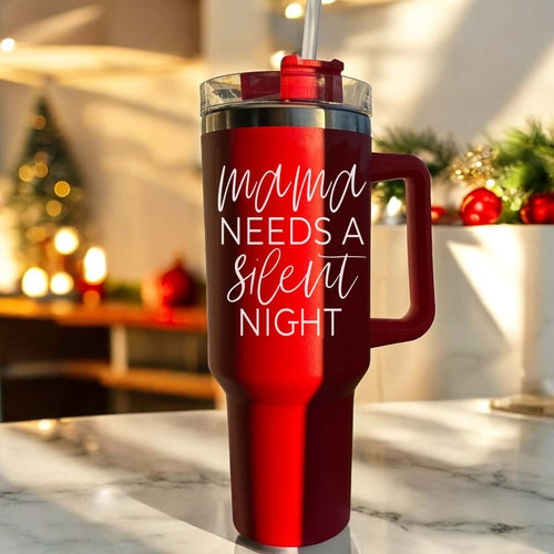 Silent Night 40oz Christmas Tumbler