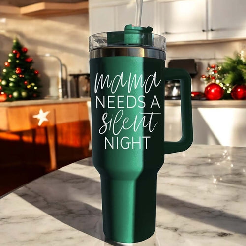 Silent Night 40oz Christmas Tumbler