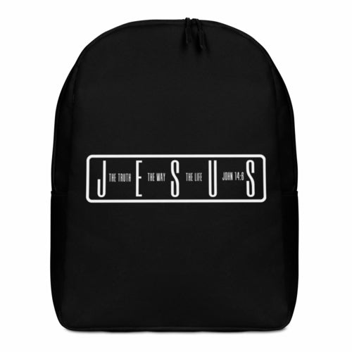 Jesus The Truth The Way The Life Water Resistant Backpack